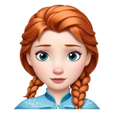 Anna dans la reine des neige sticker