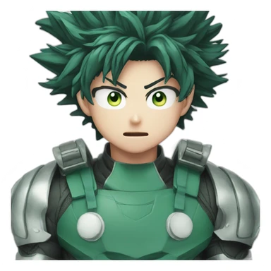 Izuku midoriya smash sticker