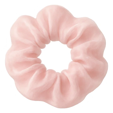 pink scrunchie, soft and dreamy sticker
