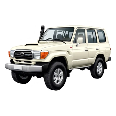Toyota Land Cruiser - Toyota (Model Year: 2021) (Iconic colour: White) sticker
