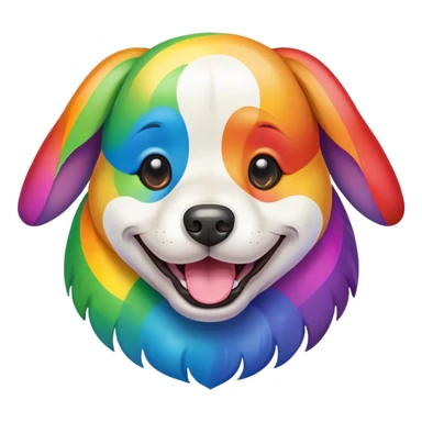 dog being gay sticker