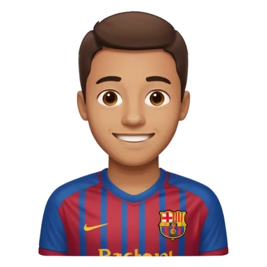 He was born at the age of 16 wearing a Barcelona shirt sticker