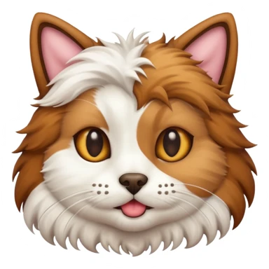 cat fused with dog sticker