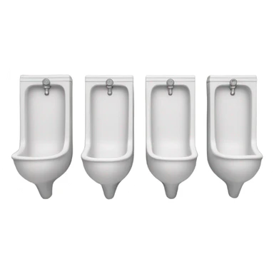 Line of unrinals sticker