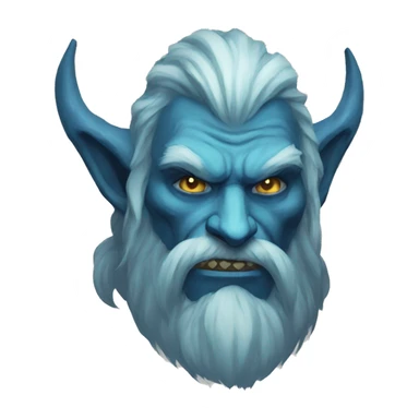 Spectral giant firbolg blue  sticker