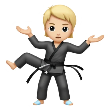 black belt spank sticker