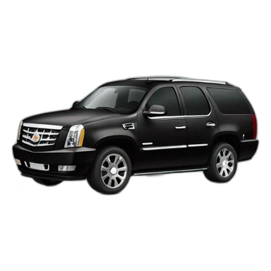 cadillac escalade negra sticker