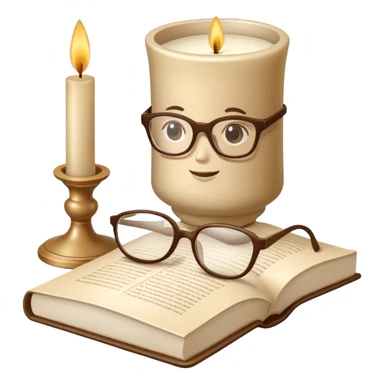 beige aesthetic objects like vase, book, pillow, glasses, and candle sticker