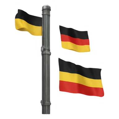 Belgium flag is a vertical tricolor featuring three equal bands of black, yellow, and red. The stripes are arranged vertically from left to right, starting with black on the hoist side, followed by yellow in the middle, and red on the fly side.  sticker