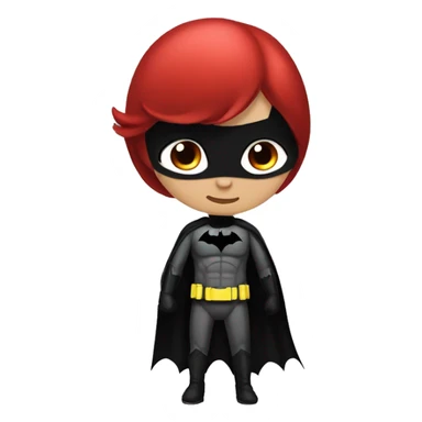 Batman with batwoman sticker