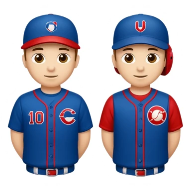 quiero dos equipos enemigos de baseball  sticker