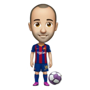 Iniesta sticker