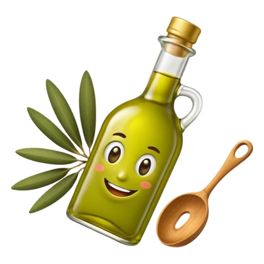 an olive oil label that says "olive your tools in one place" and has a nice animated olive. it should pop in color sticker