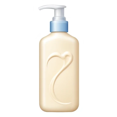 Body lotion cream form sticker