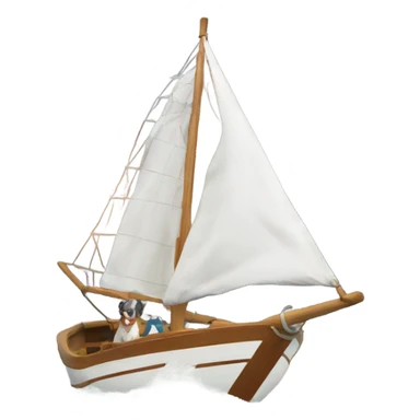 American Brittany sailing sticker