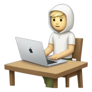 finn the human with mac laptop sticker