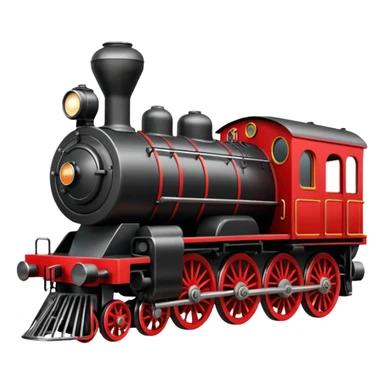 Vintage locomotive train express  sticker