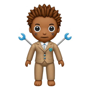 Emilio Voodoo doll  sticker