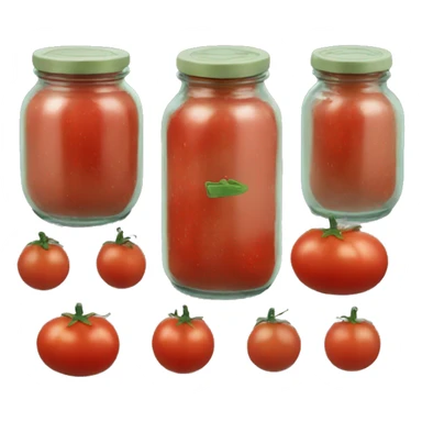 tomato jar  sticker