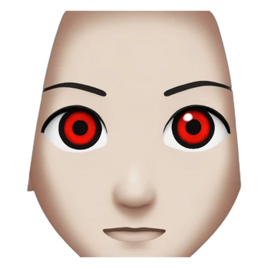 Itachi uchiha with sharingan eyes sticker