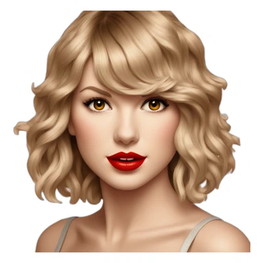 Taylor Swift RED album cover sticker