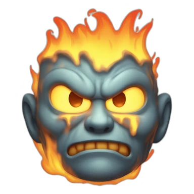 burning lake of ghouls sticker