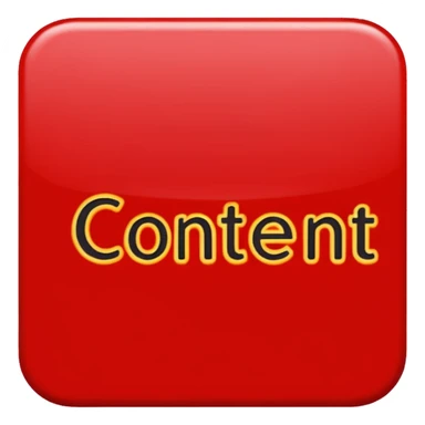 the word “CONTENT” had drawn in red sticker