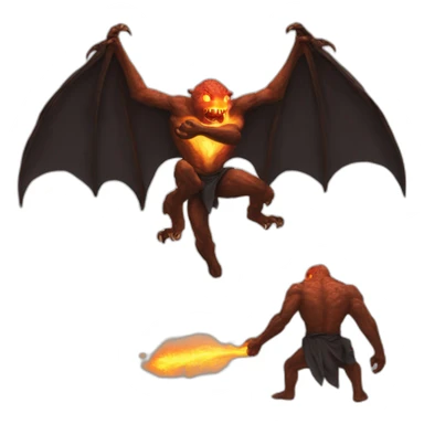 Balrog from the lord of the rings sticker