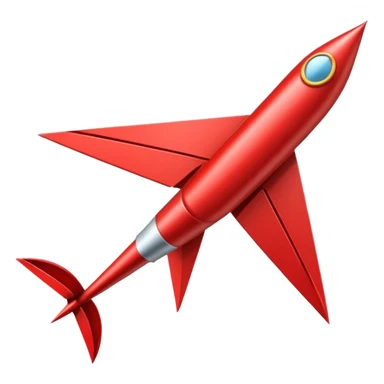 red arrow pointing down against a molecule background sticker
