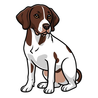 German shorthaired pointer sticker