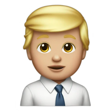 Baby Donald trump sticker