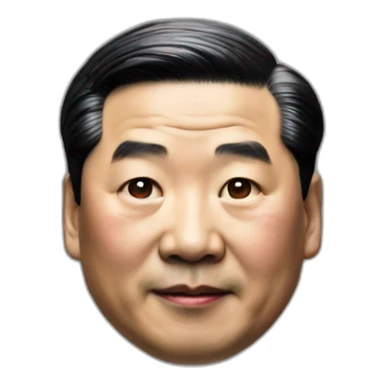 Xi Jinping official portray sticker