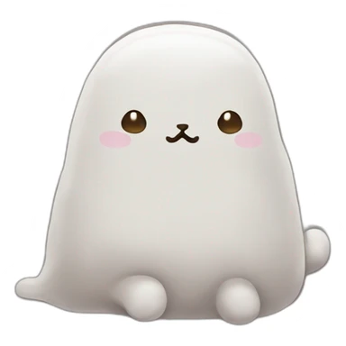 ghost pusheen sticker
