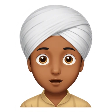 Sikh boy amazed sticker