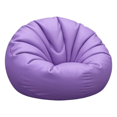 Light pastel  purple bean bag sticker