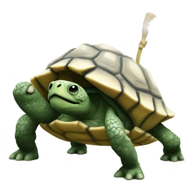 Tortuga tomando un mate sticker