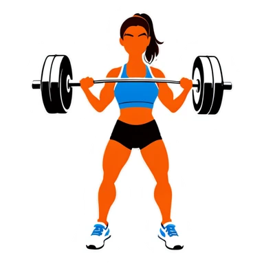 Lifting weights  sticker