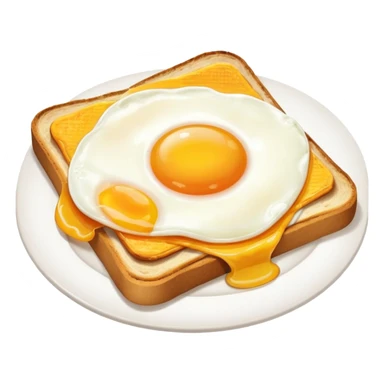 Breakfast ( bread + egg + a glass of milk) sticker
