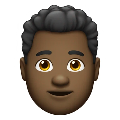 fat black guy with high flat top hair cut sticker