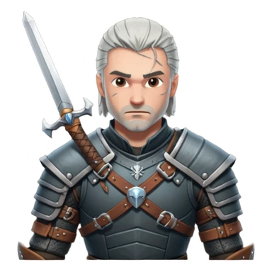 Witcher dungeons and Dragons character sticker