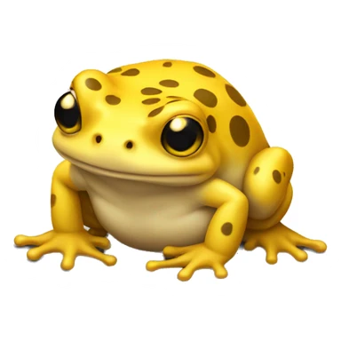 yellow toad sticker