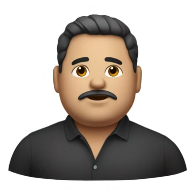 Fat guy with new hair and Mexican  sticker