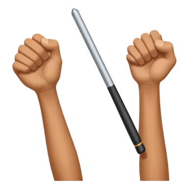 Passing baton sticker