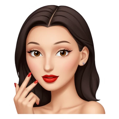 Bella hadid is winking sticker
