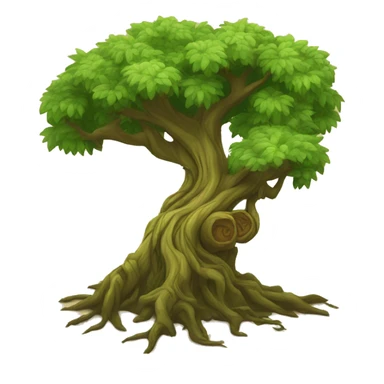 tree of life druid ent cartoon sticker