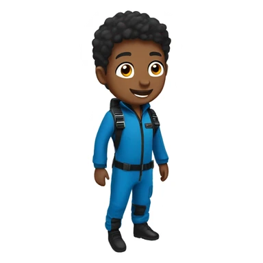 boys in skydive uniform outdoors sticker