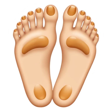 The foot emoji but everything EXCEPT the toes are the eye emoji sticker