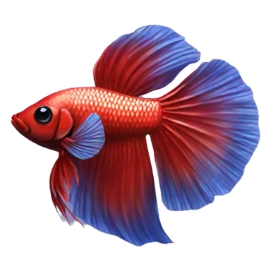 Betta fish sticker