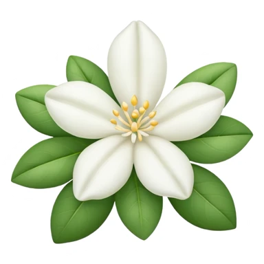 Jasmine flower emoji sticker