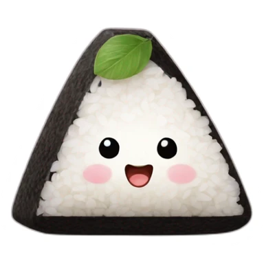 Onigiri kawai sticker